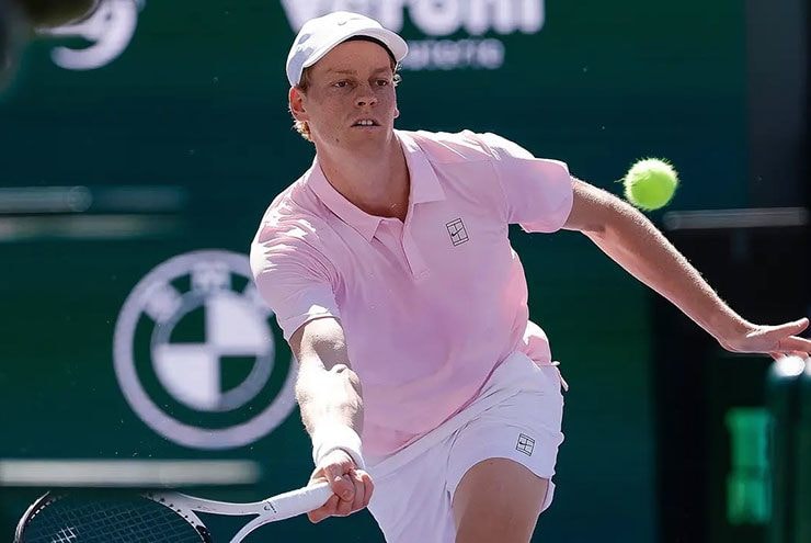 Jannik Sinner thi đấu áp đảo tại vòng 2 Miami Open trước Damir Dzumhur