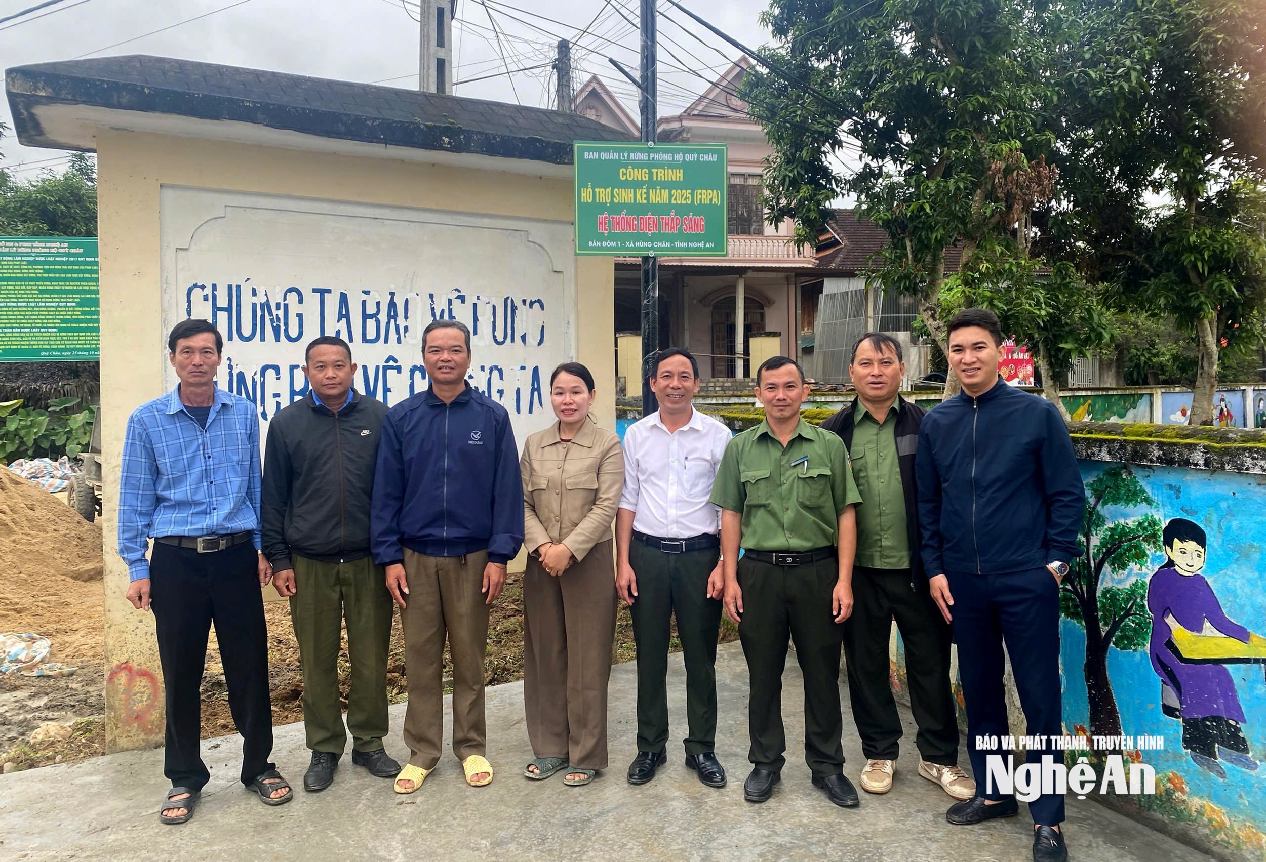 Mô hình hỗ trợ sinh kế tại xã Hùng Chân ảnh QA