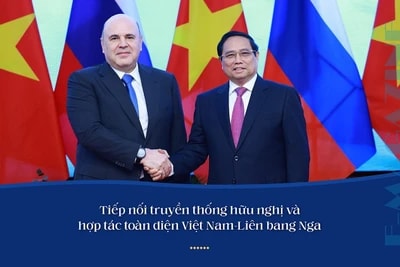 Tiếp nối truyền thống hữu nghị và hợp tác toàn diện Việt Nam-Liên bang Nga