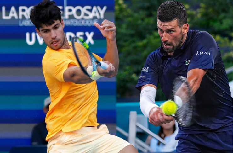 Alcaraz và Djokovic gặp khó khăn về thứ hạng tại Miami Open 2026
