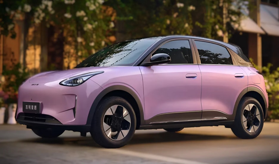 Thiết kế đuôi xe Geely EX2 phong cách hiện đại