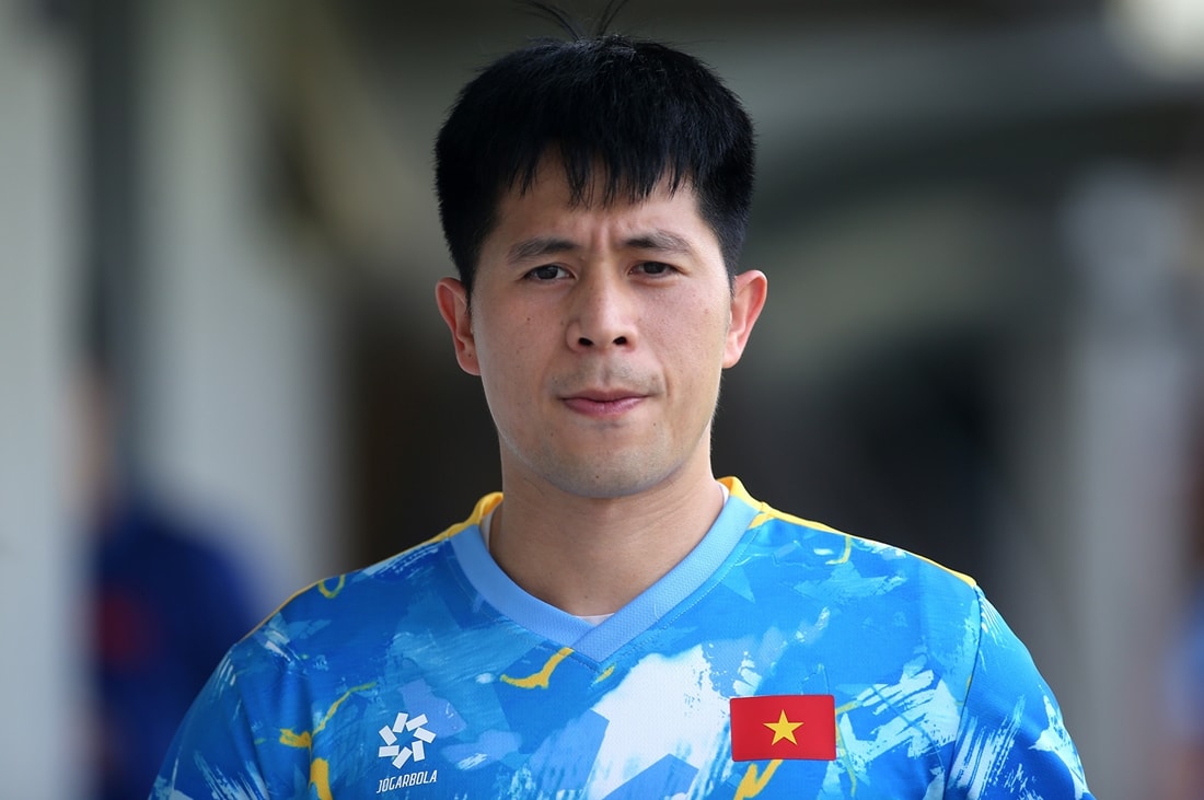 Trần Đình Trọng trở lại đội tuyển Việt Nam sau 3 năm vắng bóng. Ảnh: S.N - Vietnamnet.