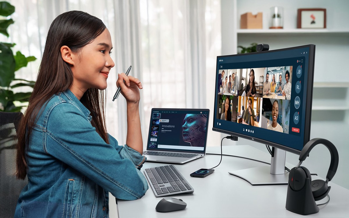 Màn hình Dell Pro P hỗ trợ làm việc nhóm hiệu quả