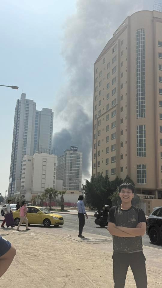 Nguyen Ba Thai durante il suo soggiorno negli Emirati Arabi Uniti.