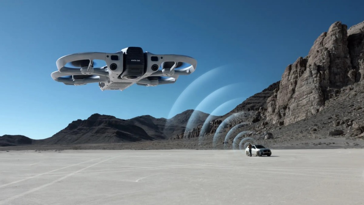 DJI Avata 360 được tích hợp các cảm biến tránh va chạm
