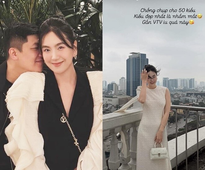 MC Mai Ngọc cảm thấy bồi hồi khi nhìn thấy đài VTV - cơ quan cũ.