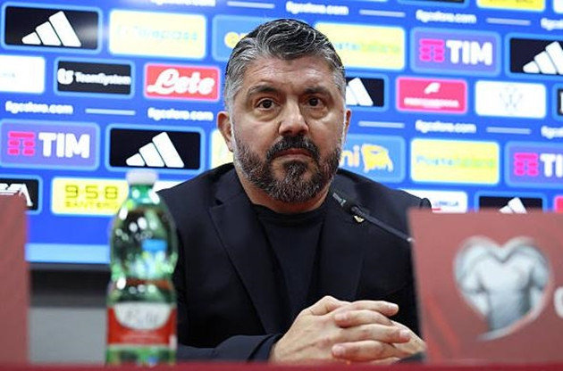 Gennaro Gattuso không thể giúp tuyển Ý vượt qua cơn khủng hoảng hệ thống.