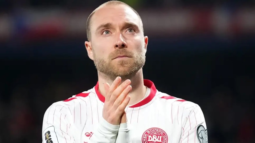 Eriksen đã không thể cùng Đan Mạch góp mặt tại World Cup.