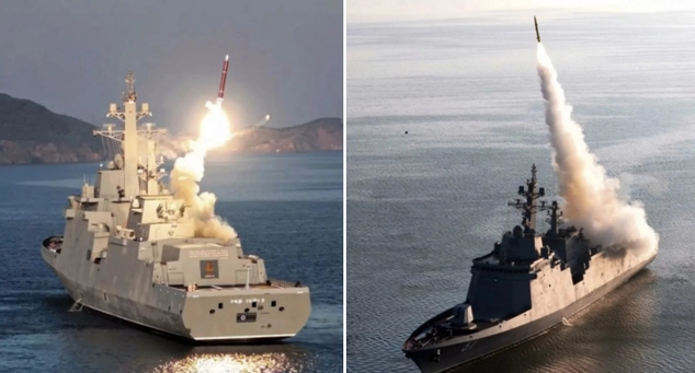 Lãnh đạo Triều Tiên Kim Jong Un kiểm tra các dự án đóng tàu quân sự.