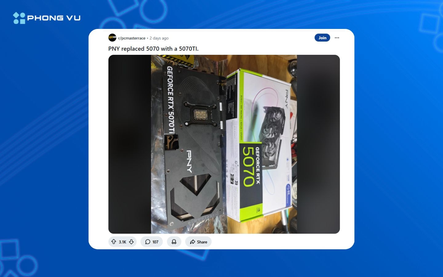 Người dùng nhận lại card đồ họa RTX 5070 Ti từ Nvidia