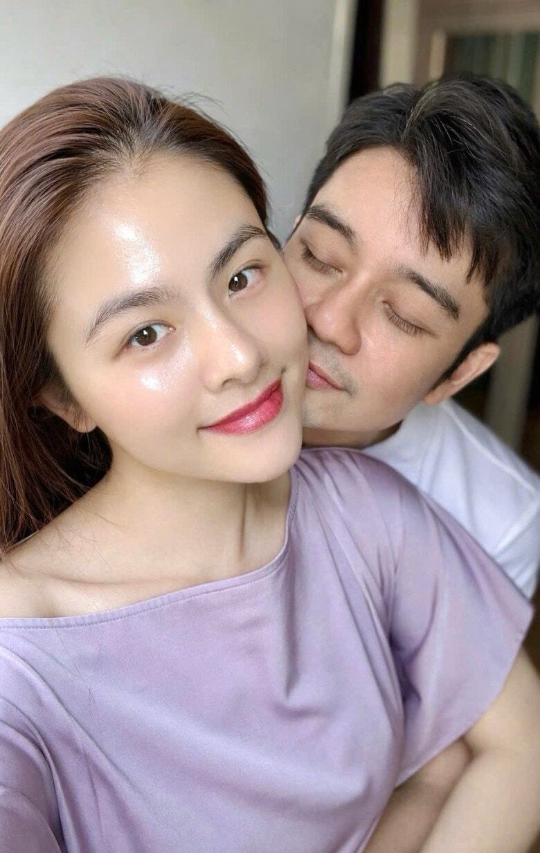 Vân Trang và ông xã