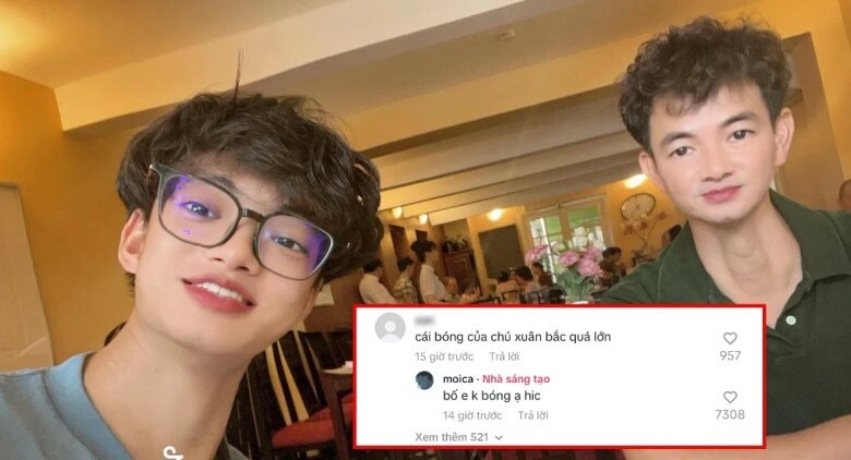 Khánh Minh thường xuyên có câu trả lời dí dỏm về bố