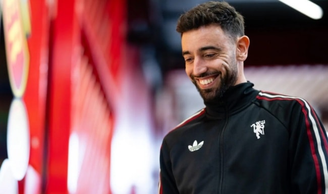 Bruno Fernandes tỏa sáng trong màu áo Manchester United.