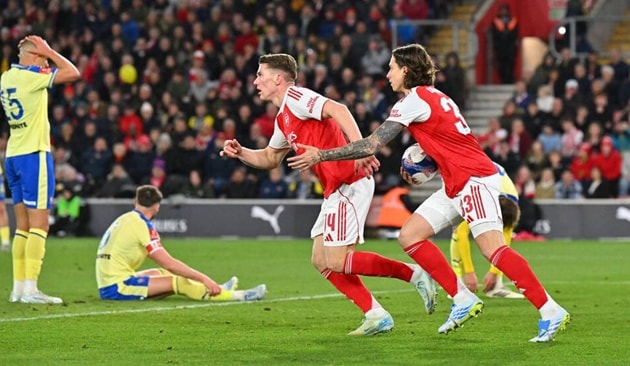 Bàn thắng của Viktor Gyokeres là không đủ để giúp Arsenal giành chiến thắng.