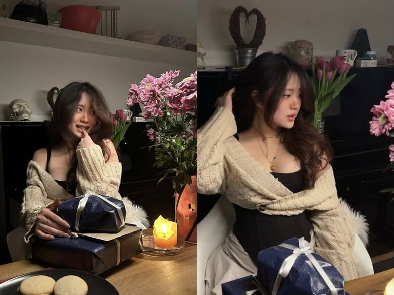 Cô nàng khá kín tiếng trên mạng xã hội, thừa hưởng nét đẹp từ bố mẹ.