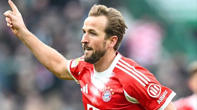 Tiền đạo Harry Kane đang có phong độ ghi bàn cực cao trong màu áo Bayern Munich