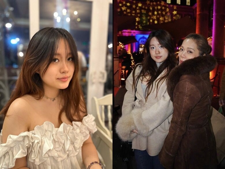 Mỹ Lệ thường sang Đức thăm con gái hay cùng cả nhà đi du lịch nhiều nơi.