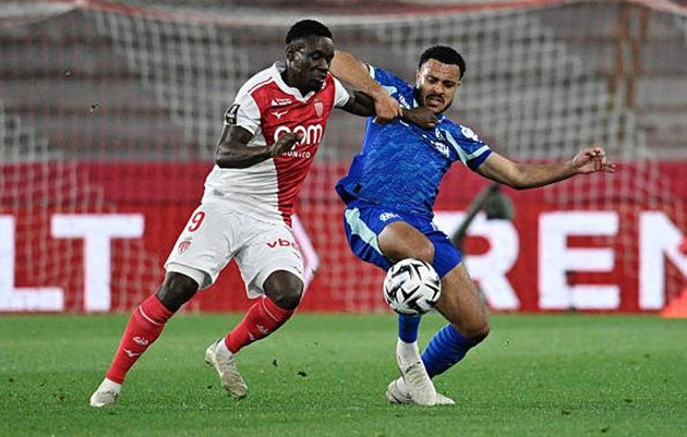 Monaco đánh bại Marseille với tỷ số sát nút 2-1