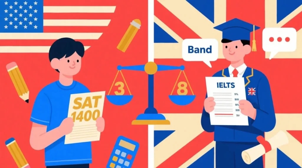Nên thi chứng chỉ IELTS hay SAT để có lợi thế xét tuyển đại học?