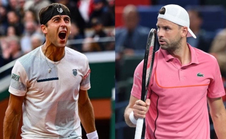 Dimitrov và Etcheverry trước cuộc đối đầu tại vòng 1 Monte Carlo Masters 2026