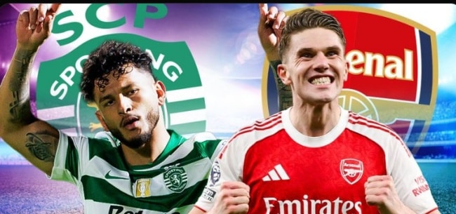 Sporting chạm trán Arsenal.