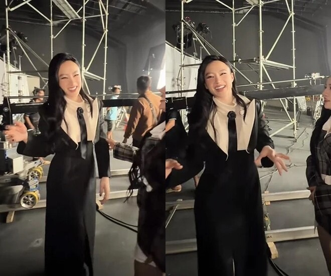 Angela Phương Trinh gây chú ý khi trở lại với hình ảnh tóc dài nữ tính.