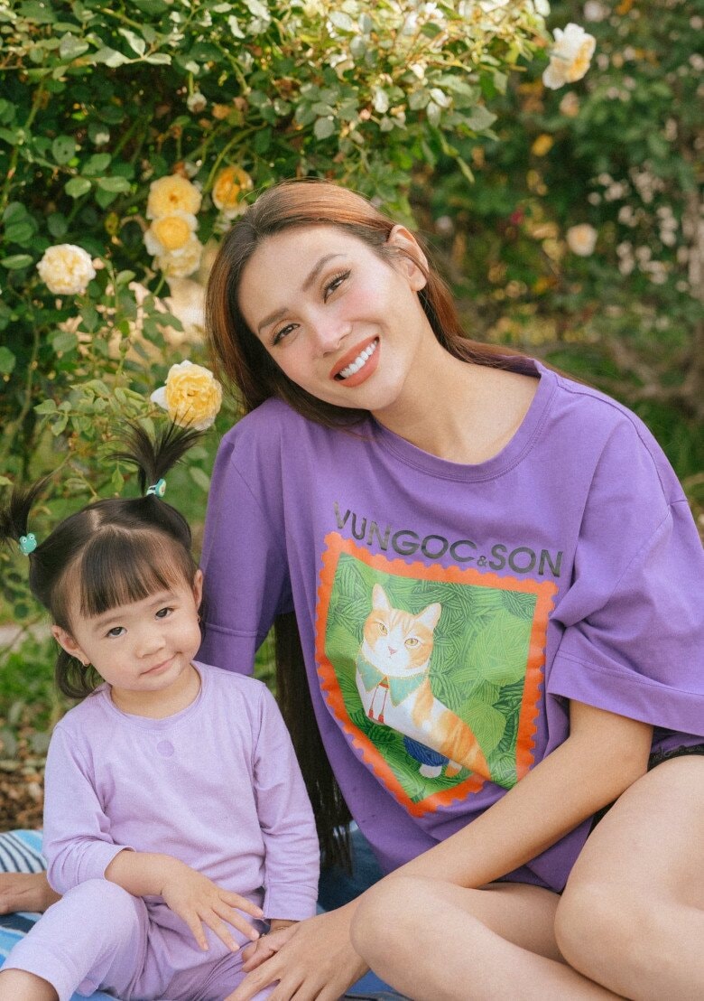 Võ Hoàng Yến khoe ảnh con gái Nubi với loạt biểu cảm đáng yêu.