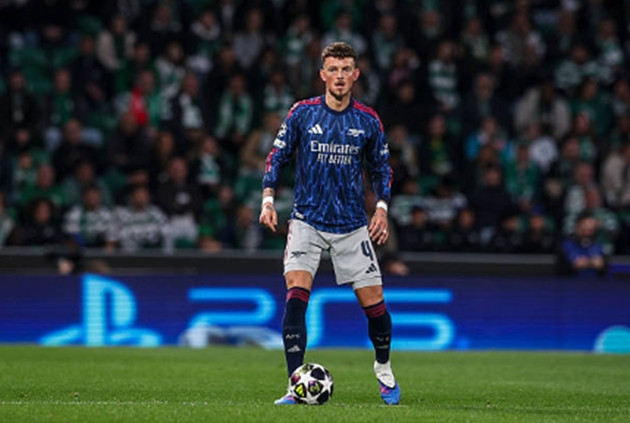 Hậu vệ Ben White - 7.7 điểm, người sở hữu điểm số cao nhất trong hàng phòng ngự Arsenal