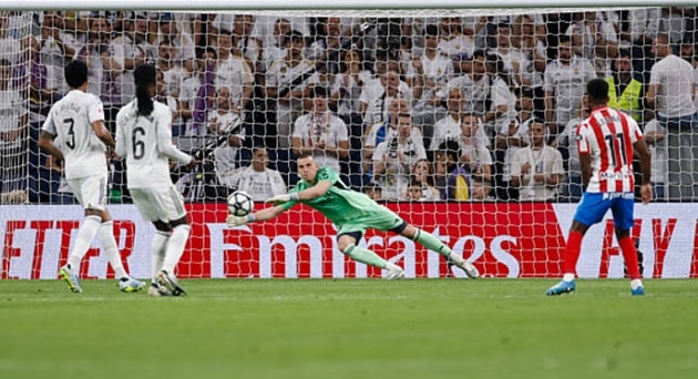 Toàn cảnh các cầu thủ Real Madrid trong trận đấu với Girona
