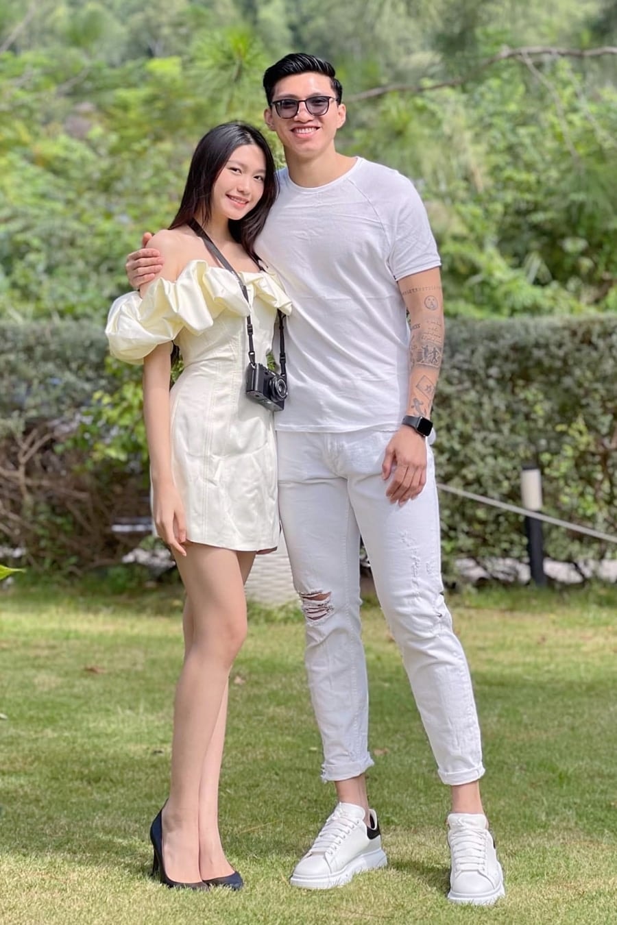 Đoàn Văn Hậu và Doãn Hải My rất hay chia sẻ những khoảnh khắc đời thường.