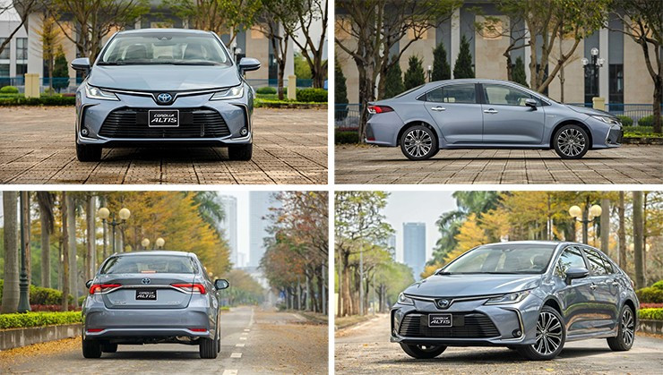 Cụm đèn hậu LED và thiết kế đuôi xe thanh mảnh trên Corolla Altis 2026