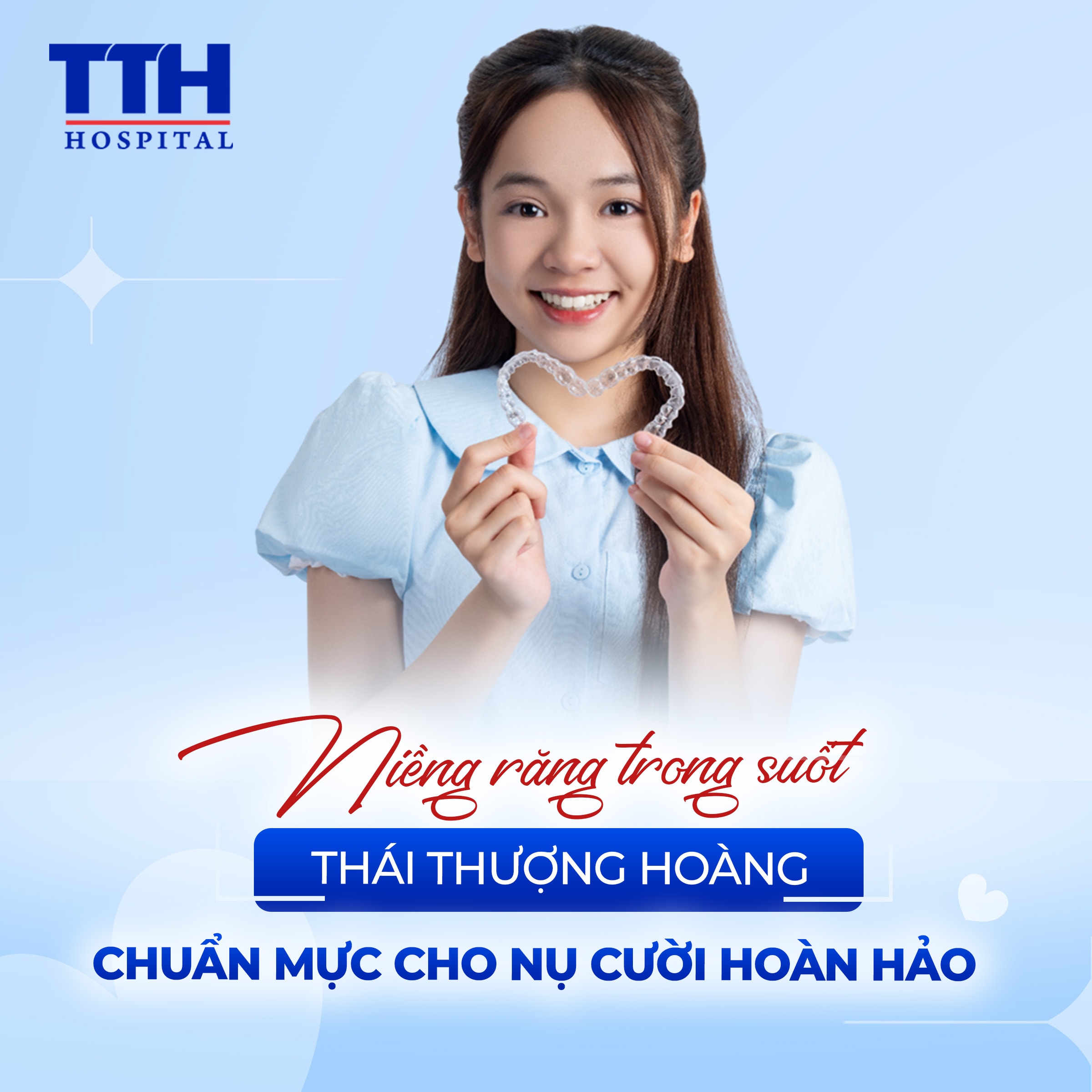 Với phương pháp niềng răng trong suốt sẽ đem đến nụ cười hoàn hảo
