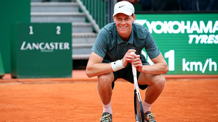 Jannik Sinner ăn mừng chức vô địch Monte Carlo Masters 2026