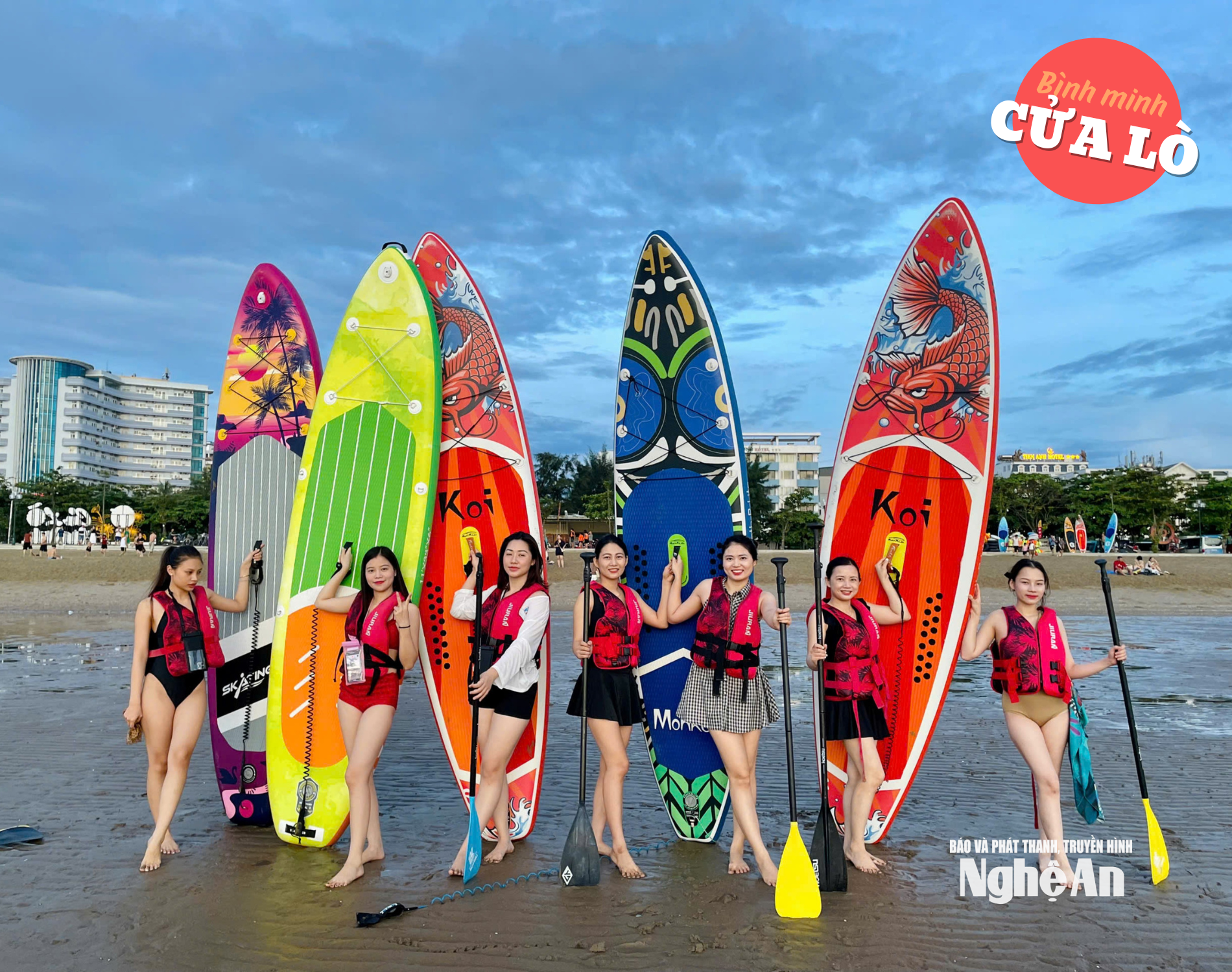 chèo SUP Cửa Lò Ảnh Huy Đỗ0