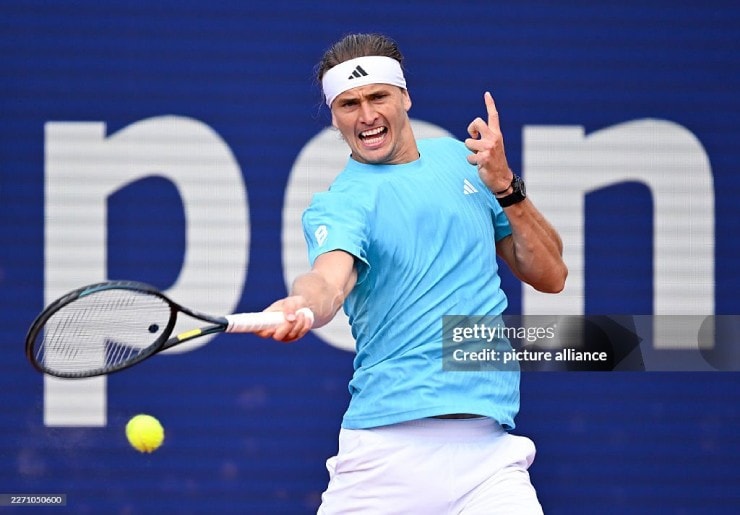Alexander Zverev thi đấu nỗ lực tại giải quần vợt Munich Open
