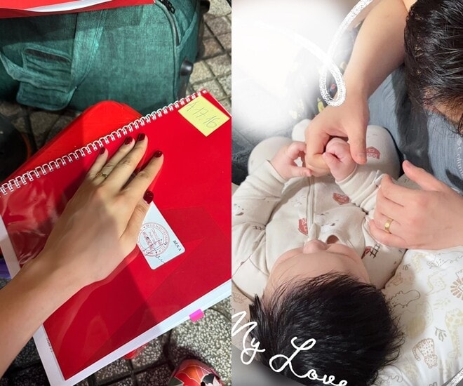 Diễm Hương khoe con trai 5 tháng tuổi có giá.