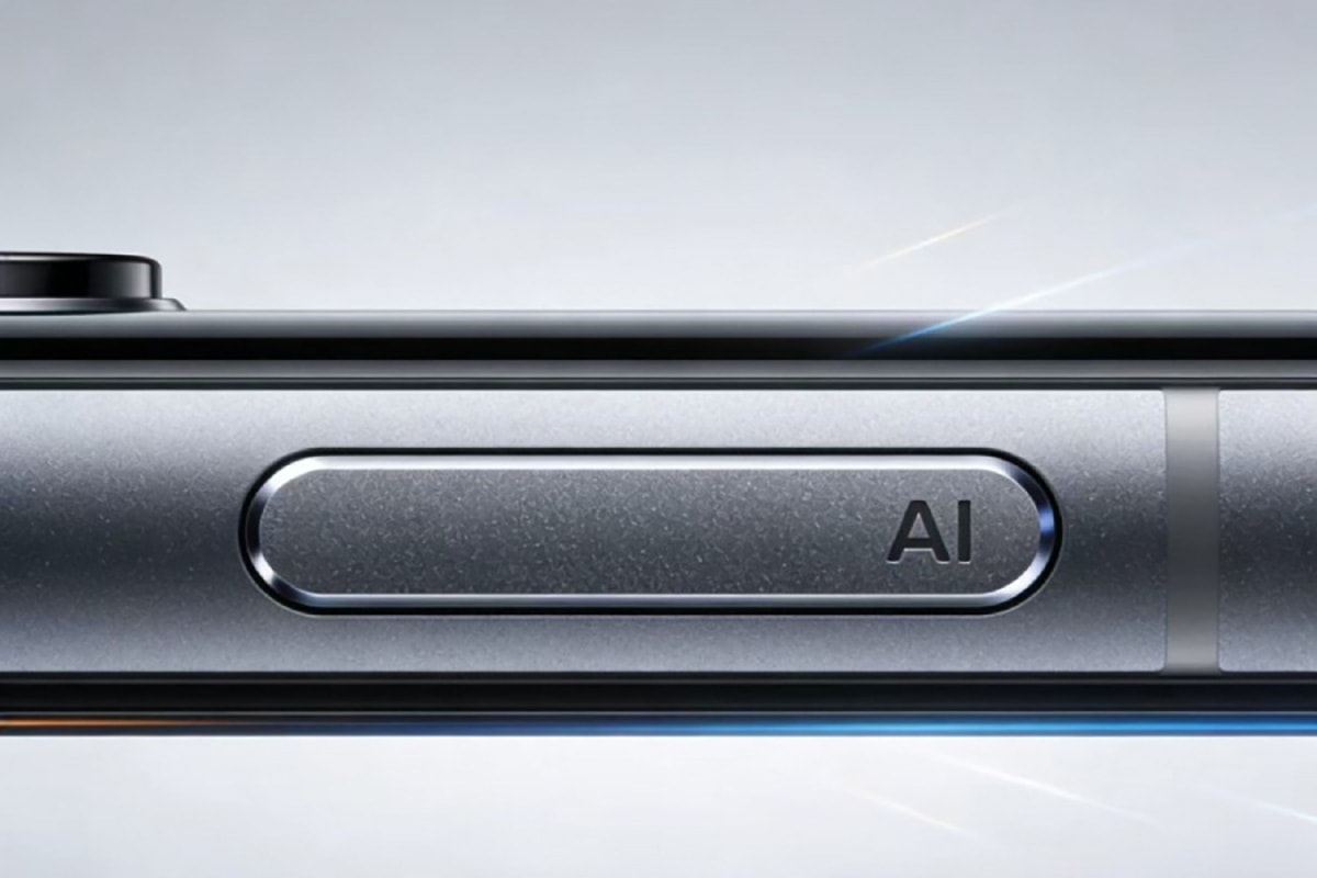 Vị trí nút AI chuyên dụng trên cạnh máy Xiaomi 18 Pro