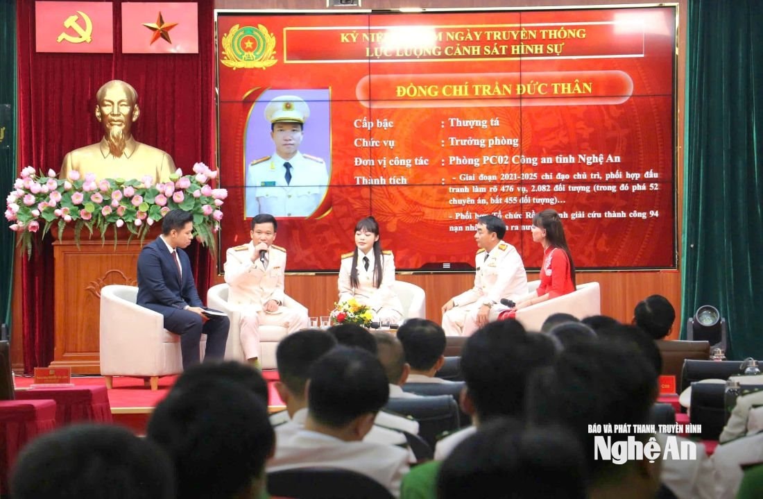 Đồng chí Thượng tá Trần Đức Thân - Trưởng phòng Cảnh sát hình sự