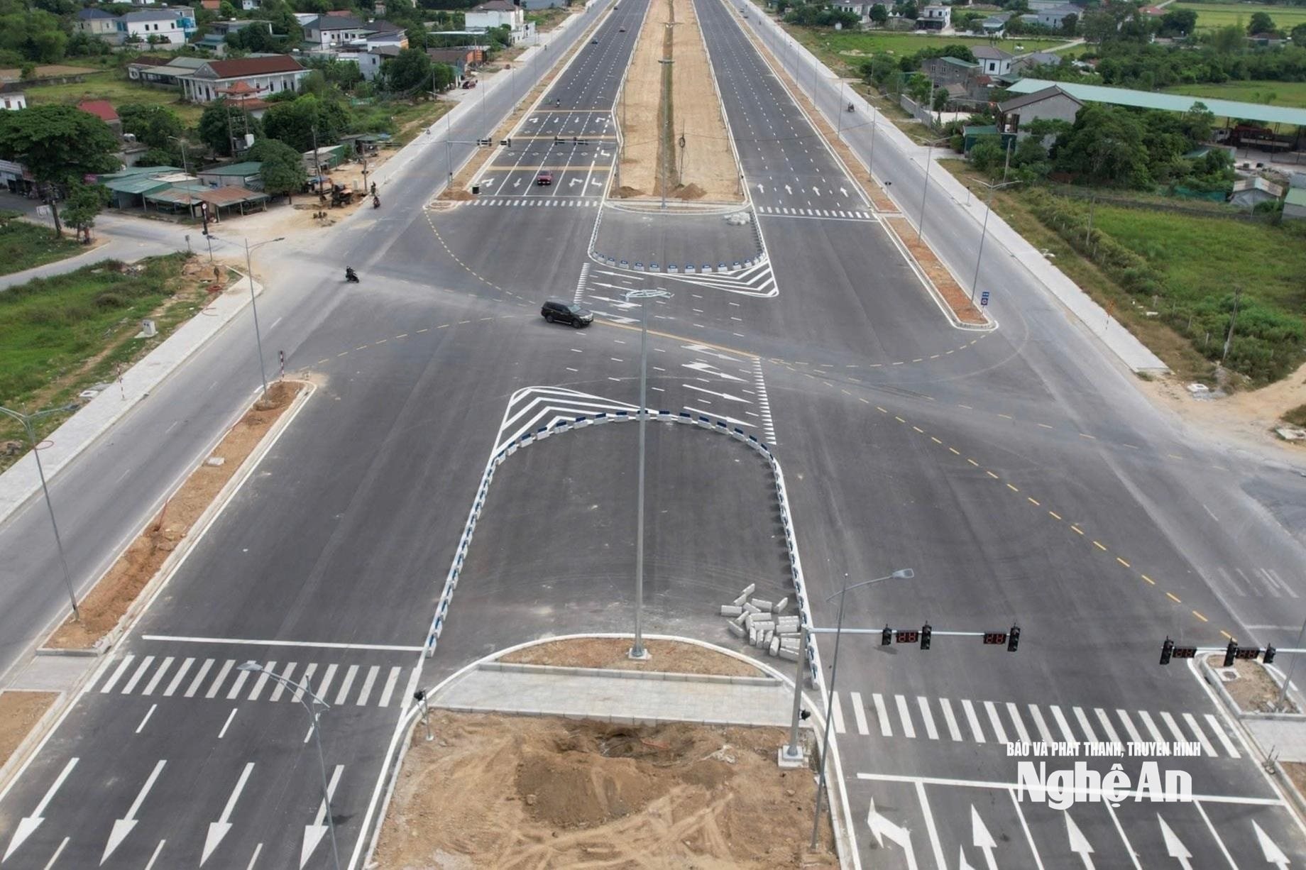 Đại lộ Vinh - Cửa Lò \. Ảnh tư liệu 