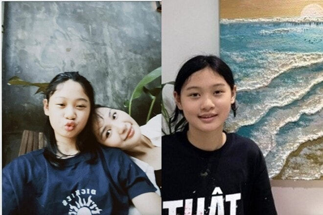 Tiểu Panda còn đam mê hội họa.