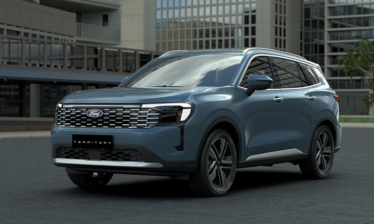 Ngoại thất Ford Territory 2026 với những đường nét cơ bắp