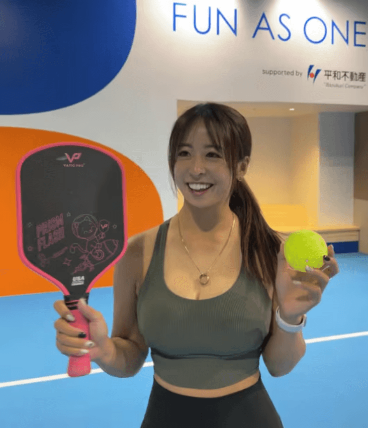 Ayano Sonoda rạng rỡ khi bắt đầu hành trình mới với môn pickleball