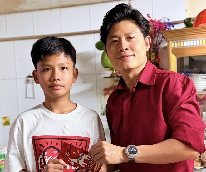 Sau khi ly hôn, Nguyễn Văn Chung nuôi con trai Pu trưởng thành.