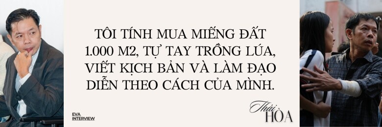 Diễn viên Thái Hòa trong buổi chia sẻ về dự án phim Anh Hùng