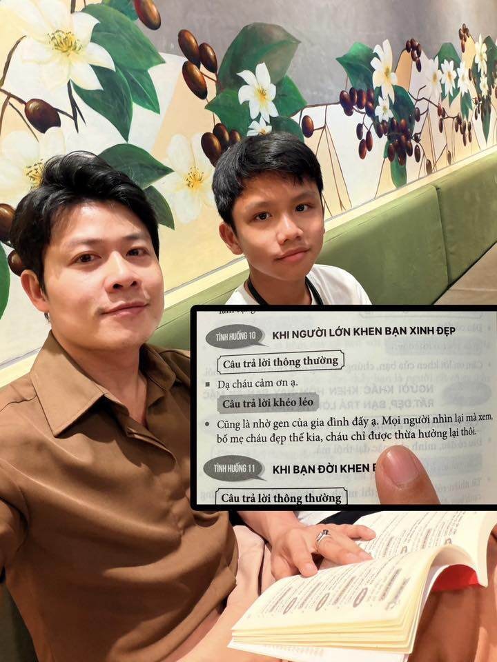 Nam nhạc sĩ dành thời gian cuối tuần để đi chơi cùng con trai.