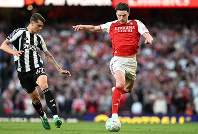 Declan Rice cho thấy dấu hiệu mệt mỏi