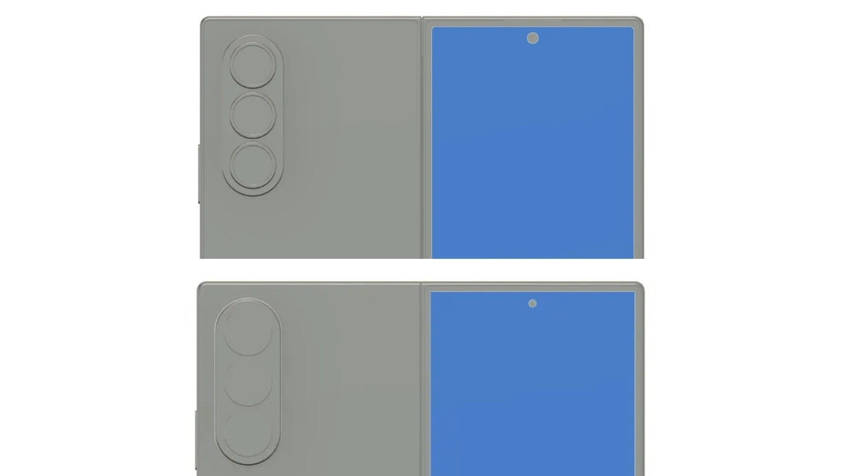 Phần đục lỗ camera trước của Galaxy Z Fold8 nhỏ hơn đáng kể so với Z Fold7