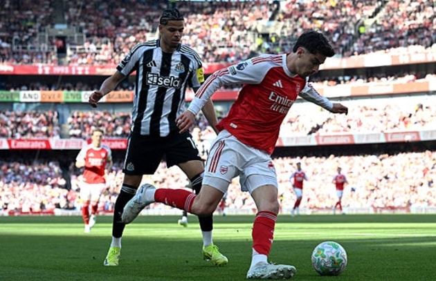 Kai Havertz dính chấn thương sau khi có pha kiến tạo