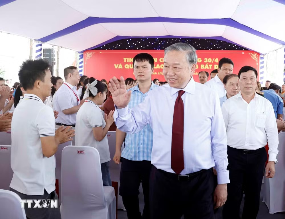 Tổng Bí thư, Chủ tịch nước động viên công nhân, người lao động ở TPHCM- Ảnh 2.