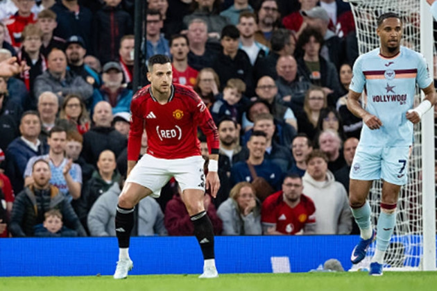 Hậu vệ phải: Diogo Dalot – 7.2 điểm